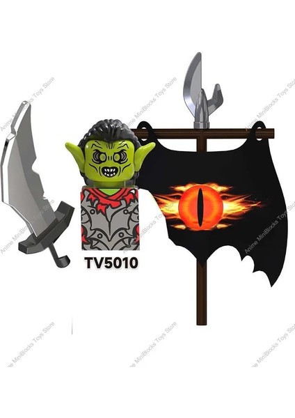 TV5005 TV6401 Lord Yüzükler Filmler Goblin Sauron Ringwraith Sauron Merry Frodo Orklar Uruk-Hai Mini Figürler Aksiyon Oyuncak Çocuk TV6402 (Yurt Dışından)