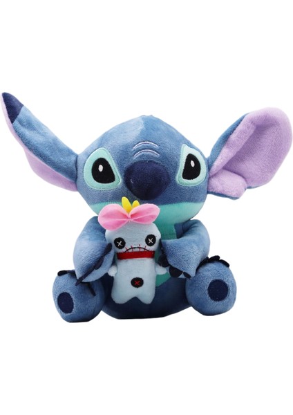 Sınır Ötesi Popüler Bebek Stitch Star Bebek Peluş Oyuncaklar Stitch Anahtarlık Kolye Butik Bebekler (Yurt Dışından)
