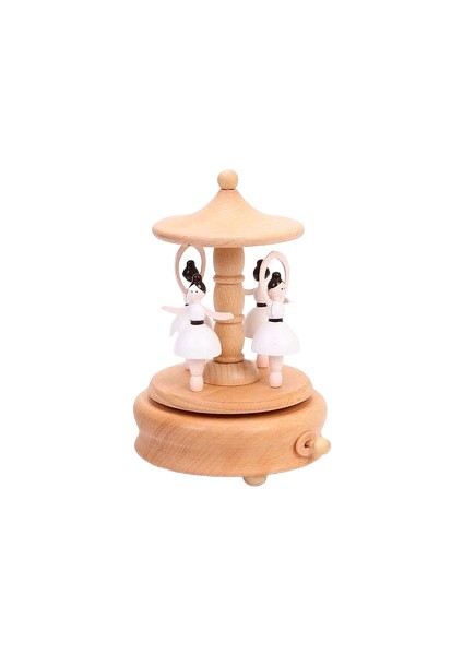 Yaratıcı Müzik Kutusu Ahşap Müzik Kutusu Kızlar Atlıkarınca Çocuklar Sevgililer Günü Kız Arkadaşı Doğum Günü Tanabata Hediyesi (Yurt Dışından)