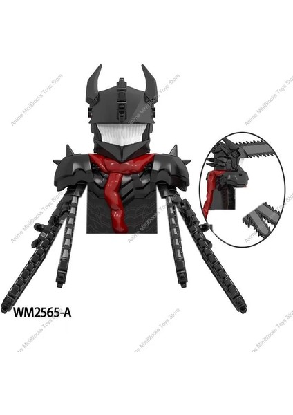 WM2528 WM2565 WM2565A Testere Adam Testere Şeytan Pochita Anime Tuğla Bebekler Mini Figürler Eylem Oyuncaklar Yapı Taşları Hediyeler Birleştirin (Yurt Dışından)