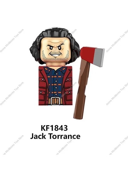 KF1843 KF6173 Cadılar Bayramı Yapı Taşları Korku Jack Ripper Kasap Jason Ölüm Leatherface Karikatür Mini Figürler Aksiyon Oyuncak Tuğla Çocuklar (Yurt Dışından)