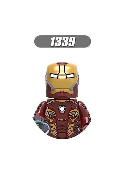 1339 Hasbro Marvel Legends Yapı Taşları Demir Adam Tuğlalar Için Hediyeler Mk1 Minifigürler Mini Aksiyon Figürleri Eğitici Diy Oyuncaklar (Yurt Dışından)