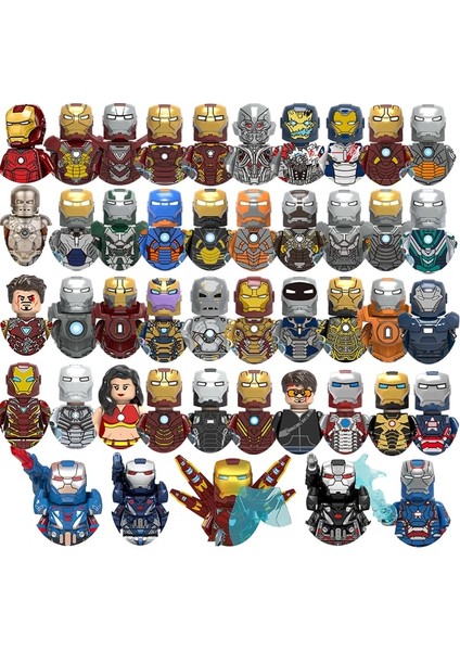 1339 Hasbro Marvel Legends Yapı Taşları Demir Adam Tuğlalar Için Hediyeler Mk1 Minifigürler Mini Aksiyon Figürleri Eğitici Diy Oyuncaklar (Yurt Dışından)