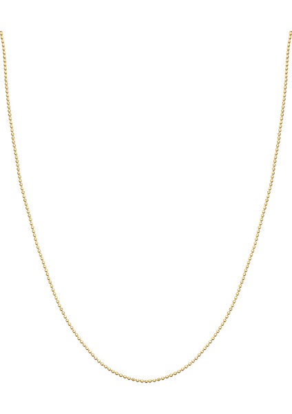 14 Ayar Altın Top Zincir Kolye modelleri