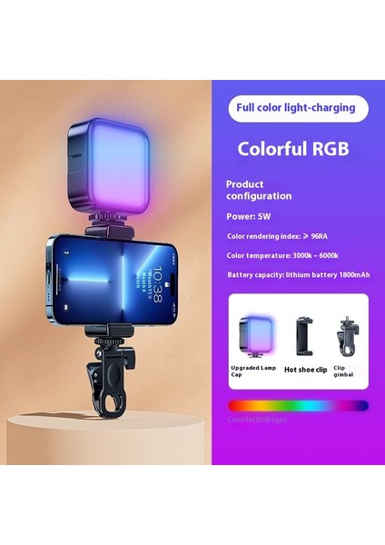 Cep Telefonu Sie Dolgu Işığı Mini Taşınabilir Kamera LED Dolgu Işığı (Yurt Dışından)
