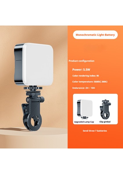 Cep Telefonu Sie Dolgu Işığı Mini Taşınabilir Kamera LED Dolgu Işığı (Yurt Dışından)