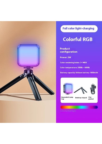 Cep Telefonu Sie Dolgu Işığı Mini Taşınabilir Kamera LED Dolgu Işığı (Yurt Dışından)