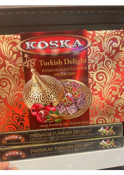 Narlı Fıstıklı Lokum 450 gr 1 Adet