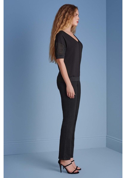 Dar Paça Siyah Jean Pantolon fiyatları