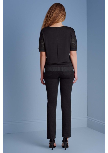 Dar Paça Siyah Jean Pantolon fırsatları