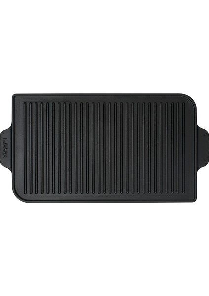 Döküm Dikdörtgen Izgara Çift Yön Hot Plate Döküm Demir Yekpare Çift Kulplu Ölçü 26x47cm. modelleri