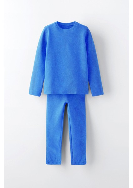 Erkek Çocuk Basic Pamuk Havlu Pijama Takımı (3-4 Yaş 8-9 Yaş)
