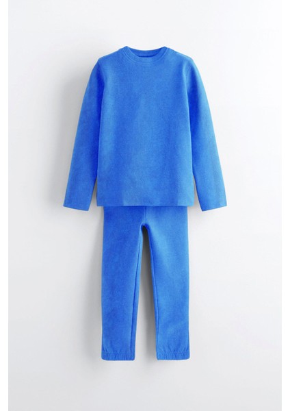 Erkek Çocuk Basic Pamuk Havlu Pijama Takımı (3-4 Yaş 8-9 Yaş)