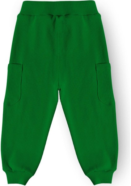 Erkek Çocuk Kargo Cepli Pamuklu Pantolon - Yeşil (3-4 Yaş -8-9 Yaş) fiyatları