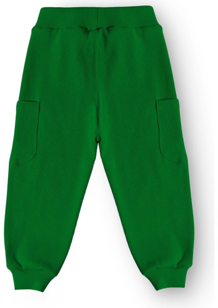 Erkek Çocuk Kargo Cepli Pamuklu Pantolon - Yeşil (3-4 Yaş -8-9 Yaş) fırsatları