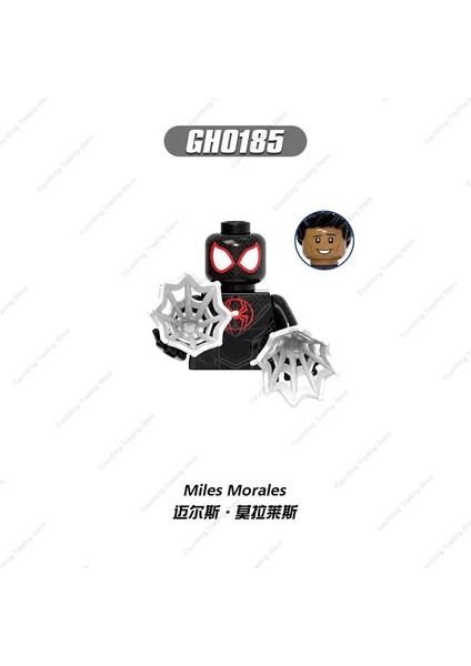 XP524 Marvel Süper Kahramanlar Örümcek Adam Örümcek Ayet Karşısında Miles Morales Mini Aksiyon Figürleri Yapı Taşları Bebek Modeli Çocuk Oyuncakları (Yurt Dışından) indirimleri