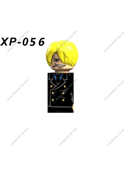 XP057 Franky XP040 Tek Parça Yapı Taşları Nami Roronoa Luffy Chopper Anime Karikatür Mini Aksiyon Oyuncak Tuğla Çocuklar XP041 XP058 KT1013 (Yurt Dışından)