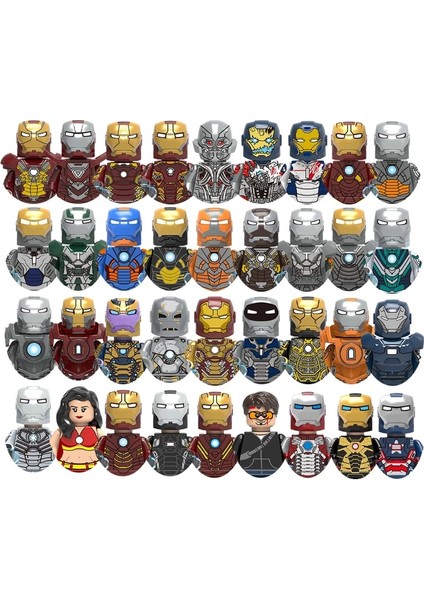 1233 Disney Yapı Taşları Demir MK40 Adam Örümcek Yeşil Goblin Adam Aksiyon Figürleri Tuğla Eğitici Diy Oyuncaklar Çocuklar Için Hediyeler (Yurt Dışından)
