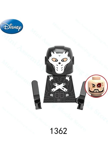 1365 Disney Marvel Yapı Taşı Avengers Anime Figürleri Crossbone Peter Parker Quicksilver Kingpin Montaj Şekil Uyumlu Çocuk Oyuncak (Yurt Dışından) modelleri