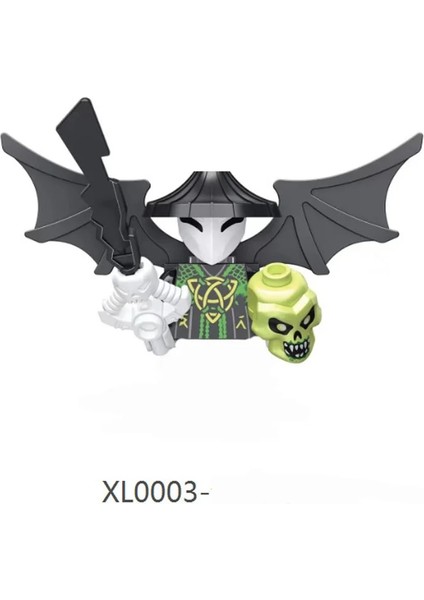 PG1018 Ninja Figürü Yapı Taşı Nya Lloyd Lord Garmadon E Bay Kafatası Sihirbazı Moro Omega Chokun Anime Bebek Modeli Tuğla Çocuklar Için Oyuncak Hediyeler (Yurt Dışından)