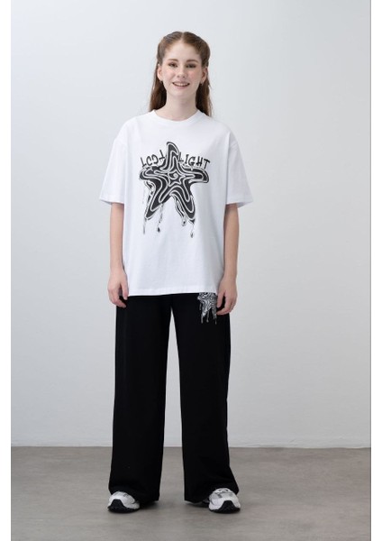 Kız Çocuk Yıldız Baskılı 2'li Takım