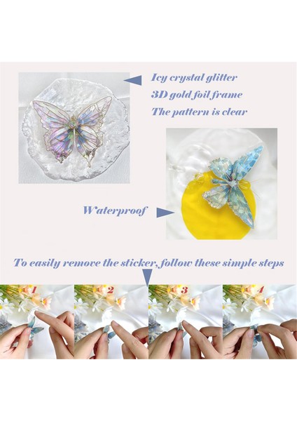 Holografik Kelebek Çıkartmaları Toplu (Yurt Dışından) fiyatları