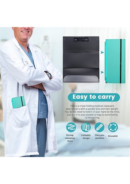 Adet Hemşirelik Pano Katlanabilir Kalem Tutucu ile Hemşireler Doktor A Için (Yurt Dışından) indirimleri