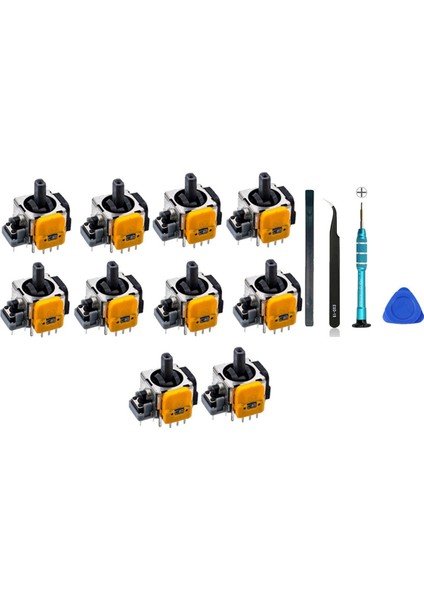 10 Adet Tornavidalı Joystick (Yurt Dışından)
