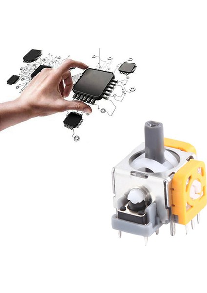 10 Adet 3D Analog Joystick Sensör Modülü Potansiyometre (Yurt Dışından)