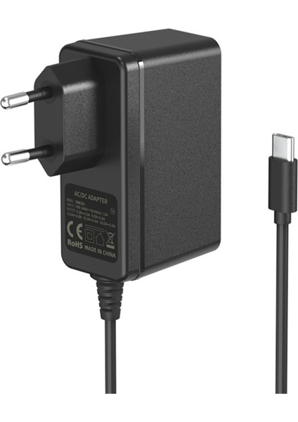 Güç Adaptörü Şarj Cihazı Aksesuarı Tip C Güç Kablosu Ab Fişiyle Donatılmıştır (Yurt Dışından)