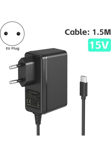 Güç Adaptörü Şarj Cihazı Aksesuarı Tip C Güç Kablosu Ab Fişiyle Donatılmıştır (Yurt Dışından) fiyatları