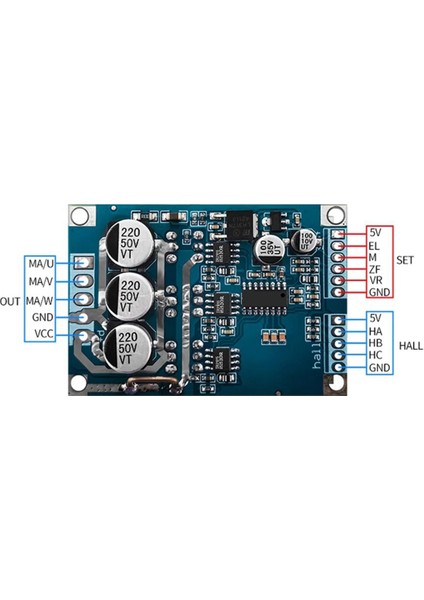 Sürücü Modülü Dc 12V-36V 500W Fırçasız Motor Sürücü Kontrol Kartı (Yurt Dışından) fiyatları