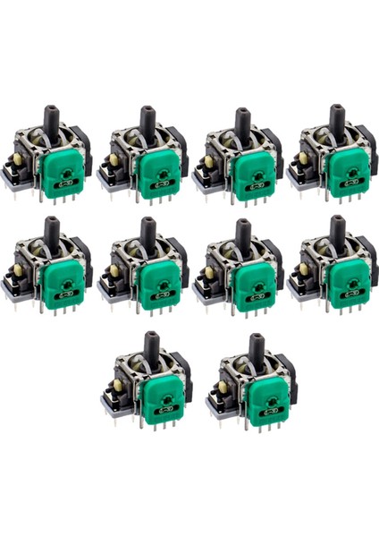 10 Adet Hall Elektromanyetik Joystick (Yurt Dışından)