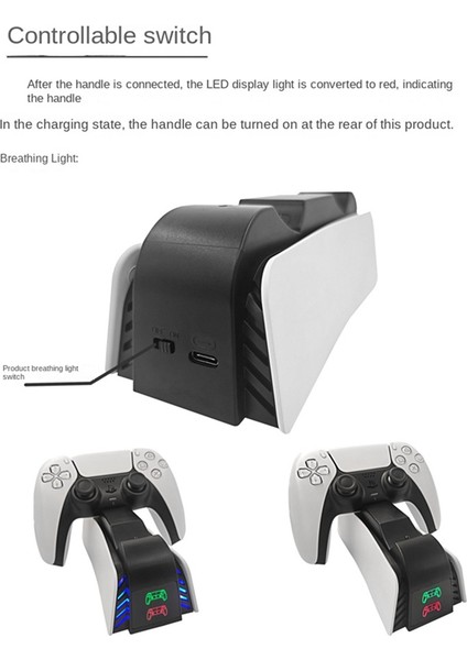 Denetleyici Şarjı Için Çift Şarj Tabanı Oyun Denetleyicisi Standı (Yurt Dışından) fiyatları