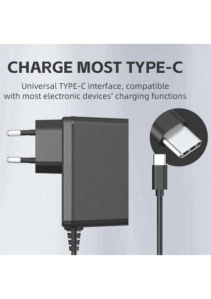 Güç Adaptörü Şarj Cihazı Aksesuarı Tip C Güç Kablosu Abd Fişi ile Donatılmıştır (Yurt Dışından) fiyatları