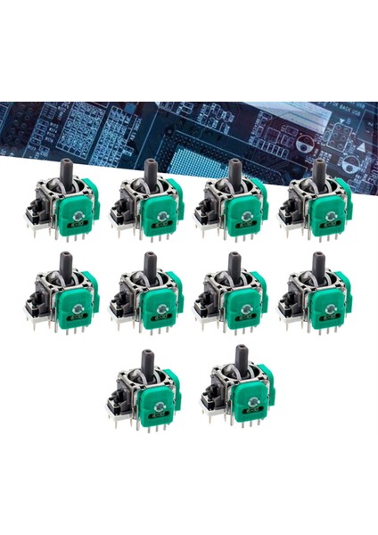 Switch Pro Hall Elektromanyetik Joystick Için 10 Adet (Yurt Dışından) indirimleri