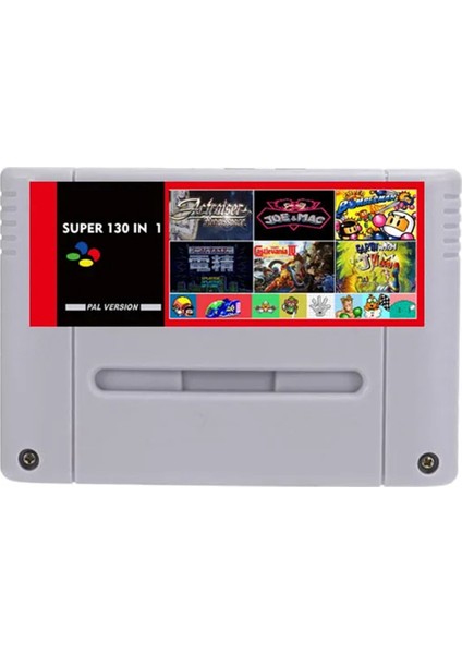 Super 130 In 1 Game Oyun Kartı Sfc 16 Bit Oyun Konsolu Için (Yurt Dışından)