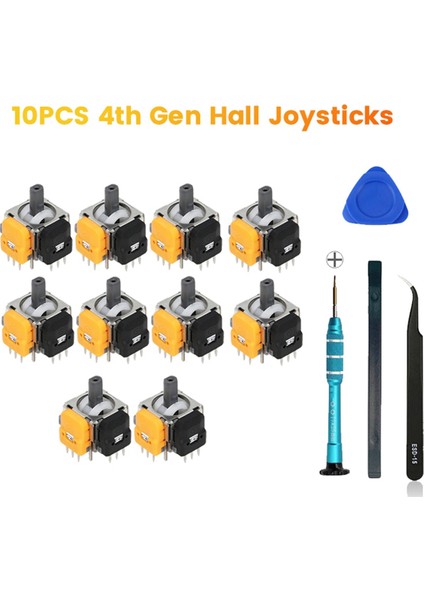 10 Adet 4. Nesil Hall Joystick ve Tornavida Seti x Için (Yurt Dışından) indirimleri