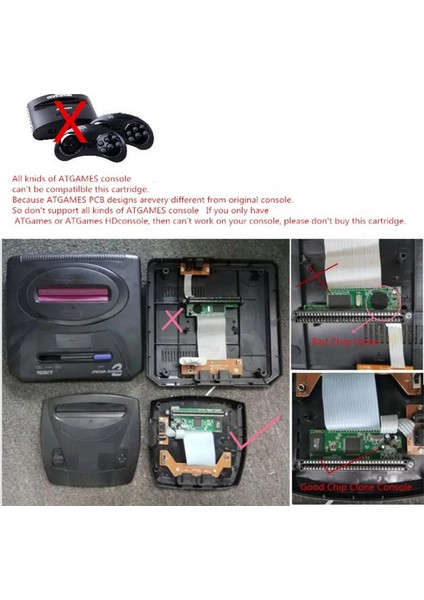 Konsollar Için 16 Bitlik Tek Bir Oyun Kartında 126 Oyun (Yurt Dışından) indirimleri