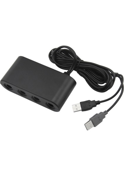 Gamecubes Controller Için 3'ü 1 Arada Denetleyici Adaptörü 4 Port Adaptörü (Yurt Dışından)