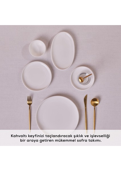 Forever Bone Cordelia 26 Parça 6 Kişilik Kahvaltı Takımı