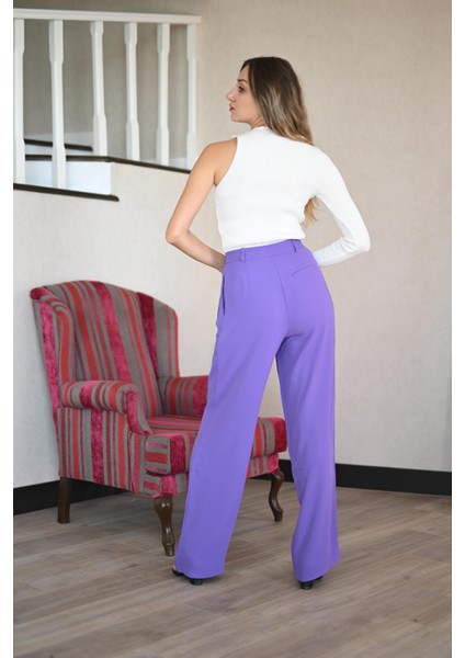 Lila Palazzo Pantolon fırsatları