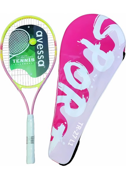 Pro Tenis Raketi Her Yaş Için Uygun 260 gr 27 Inch + Taşıma Çantalı