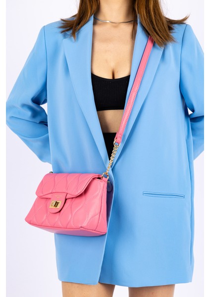 David Jones Kumaga Kadın Kapitone Çapraz Çanta CM6700F