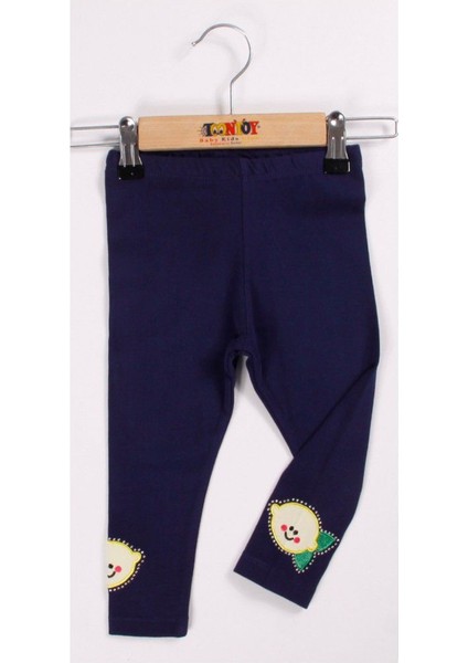 Kız Bebe Garni Nakışlı Tayt