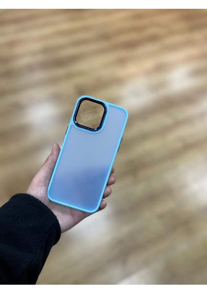 Apple Iphone 15 Pro Max Uyumlu Buz Cam Tasarımlı Telefon Kılıfı