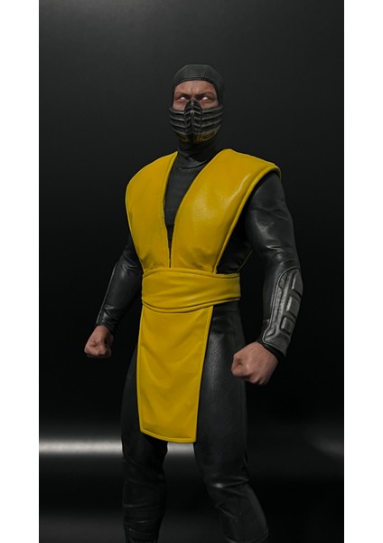 Mortal Kombat 1995 -Scorpion Figürü -25 cm
