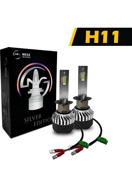 Slim LED Silver Edition Xenon Far Lambası Beyaz Renk Csp H11 Soket ile Uyumlu fiyatları
