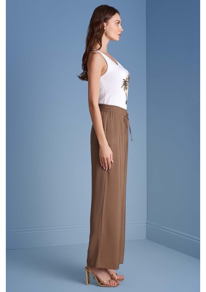 Düz Paça Vizon Dokuma Pantolon modelleri