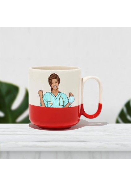 Hemşire Görselli Kupa
